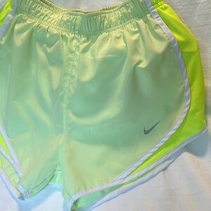 Nike Lime Green Running Shorts